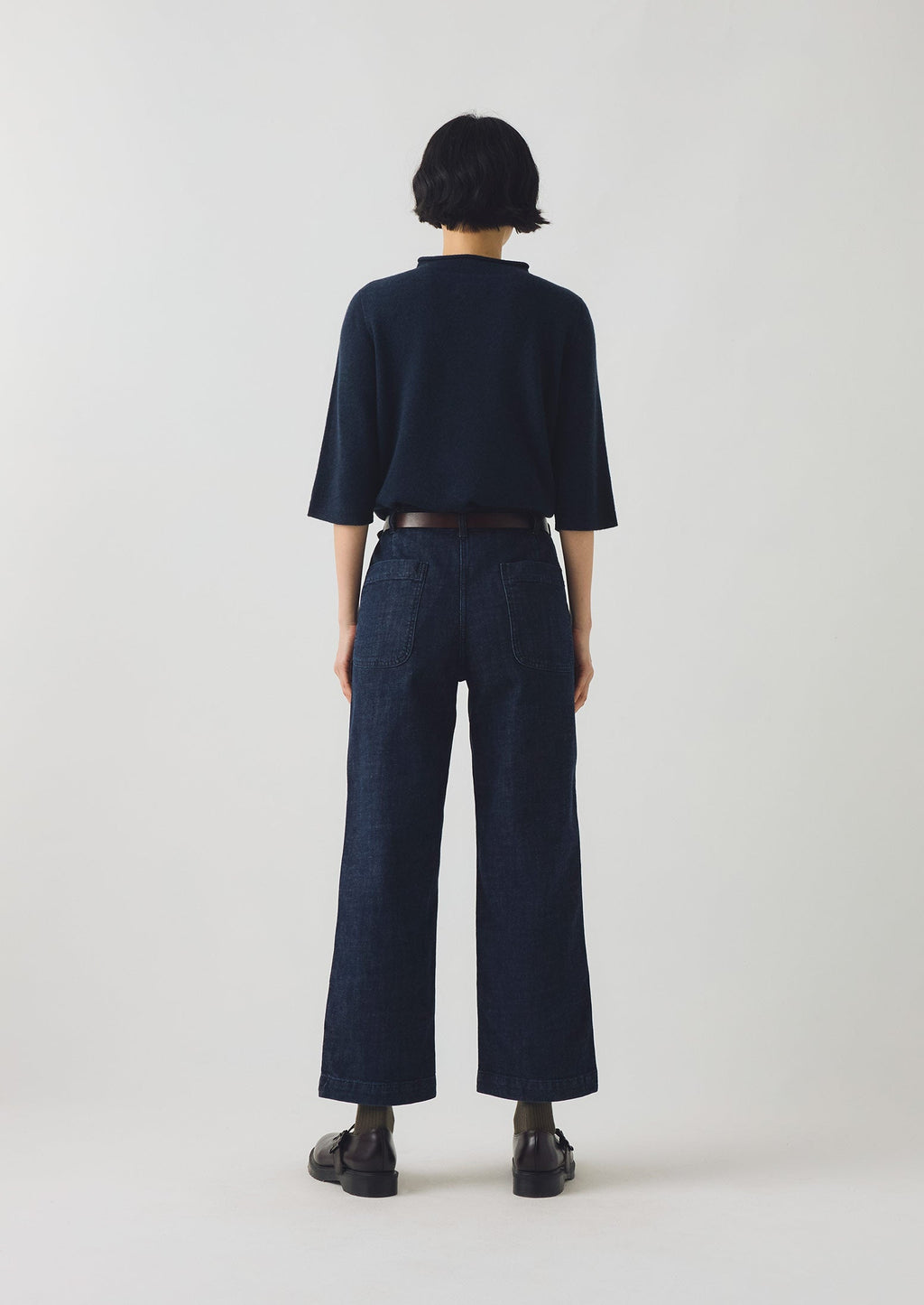Ashley Organic Cropped Jeans | Indigo