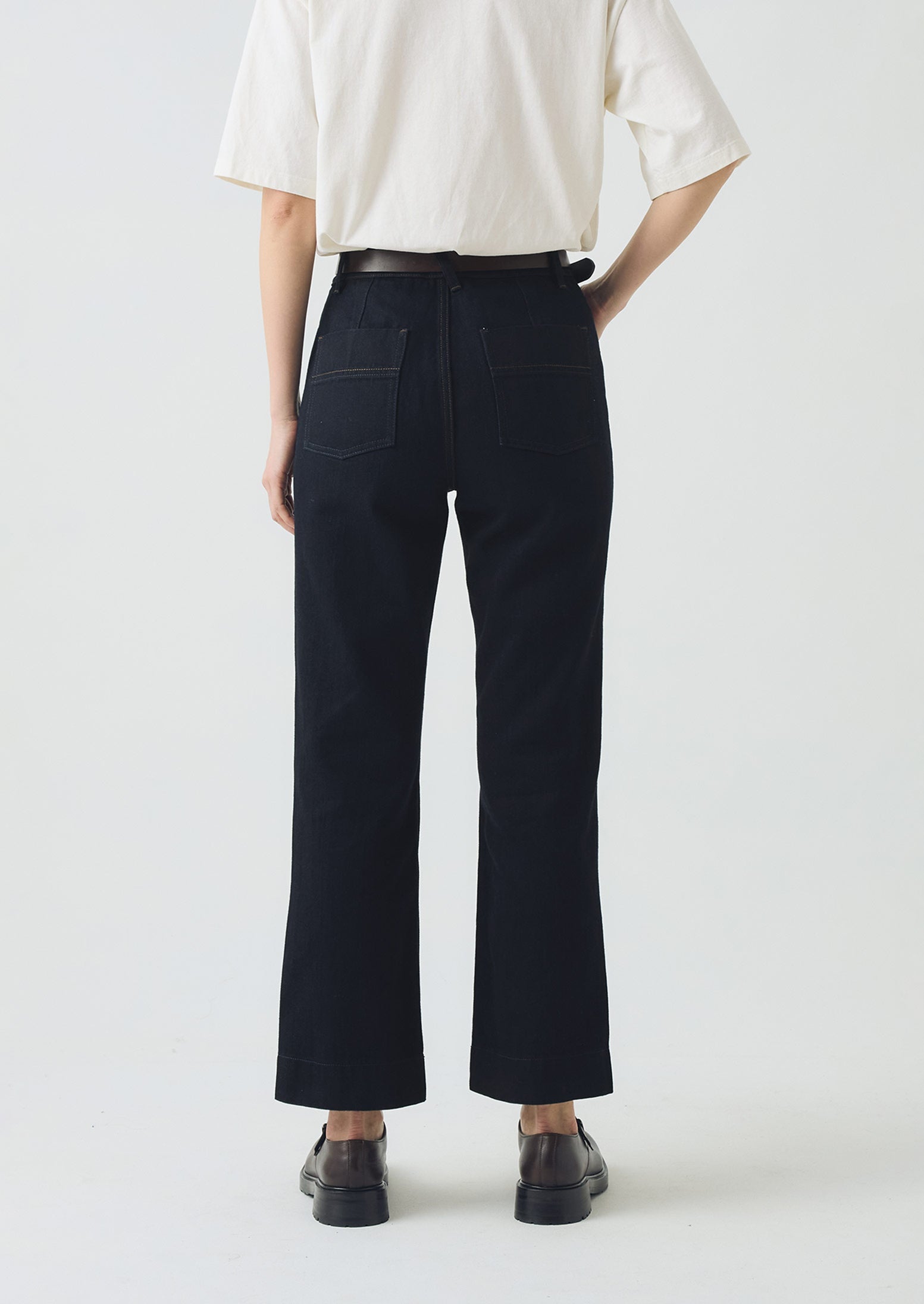 Japanese Denim Slim Trousers | Indigo
